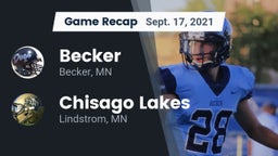 Recap: Becker  vs. Chisago Lakes  2021