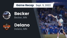 Recap: Becker  vs. Delano  2022