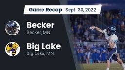Recap: Becker  vs. Big Lake  2022