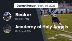 Recap: Becker  vs. Academy of Holy Angels  2023