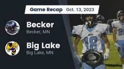 Recap: Becker  vs. Big Lake  2023