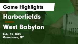 Harborfields  vs West Babylon  Game Highlights - Feb. 13, 2023