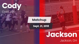 Matchup: Cody  vs. Jackson  2018