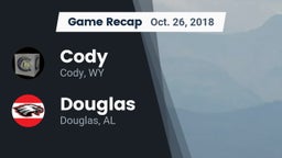 Recap: Cody  vs. Douglas  2018