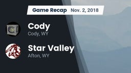 Recap: Cody  vs. Star Valley  2018