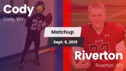 Matchup: Cody  vs. Riverton  2019