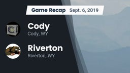 Recap: Cody  vs. Riverton  2019