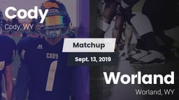 Matchup: Cody  vs. Worland  2019