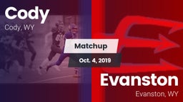 Matchup: Cody  vs. Evanston  2019