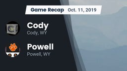 Recap: Cody  vs. Powell  2019