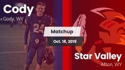 Matchup: Cody  vs. Star Valley  2019