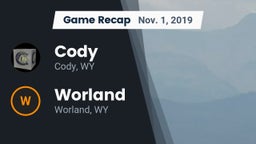 Recap: Cody  vs. Worland  2019