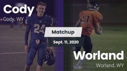 Matchup: Cody  vs. Worland  2020
