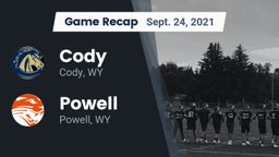 Recap: Cody  vs. Powell  2021