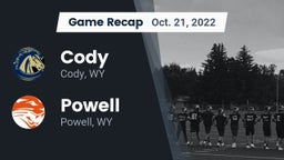 Recap: Cody  vs. Powell  2022