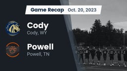 Recap: Cody  vs. Powell  2023