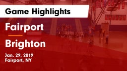 Fairport  vs Brighton  Game Highlights - Jan. 29, 2019