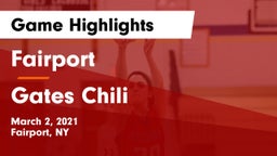 Fairport  vs Gates Chili  Game Highlights - March 2, 2021