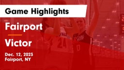 Fairport  vs Victor  Game Highlights - Dec. 12, 2023