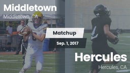 Matchup: Middletown High Scho vs. Hercules  2017