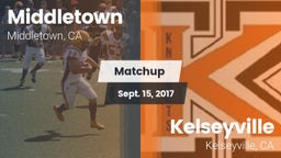 Matchup: Middletown High Scho vs. Kelseyville  2017
