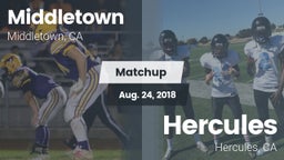 Matchup: Middletown High Scho vs. Hercules  2018