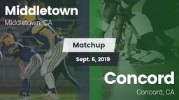 Matchup: Middletown High Scho vs. Concord  2019