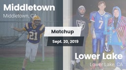Matchup: Middletown High Scho vs. Lower Lake  2019