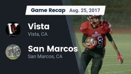 Recap: Vista  vs. San Marcos  2017
