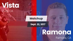 Matchup: Vista  vs. Ramona  2017
