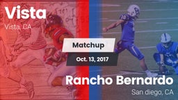 Matchup: Vista  vs. Rancho Bernardo  2017