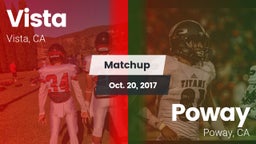 Matchup: Vista  vs. Poway  2017