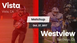 Matchup: Vista  vs. Westview  2017