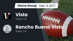 Recap: Vista  vs. Rancho Buena Vista  2017