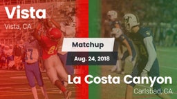 Matchup: Vista  vs. La Costa Canyon  2018