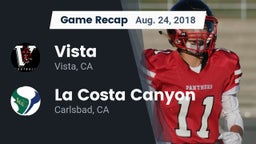 Recap: Vista  vs. La Costa Canyon  2018