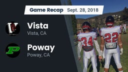 Recap: Vista  vs. Poway  2018