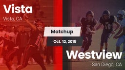 Matchup: Vista  vs. Westview  2018