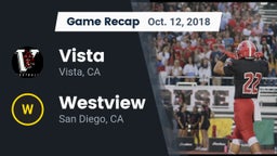 Recap: Vista  vs. Westview  2018
