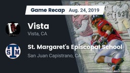 Recap: Vista  vs. St. Margaret's Episcopal School 2019