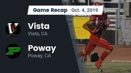 Recap: Vista  vs. Poway  2019
