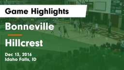 Bonneville  vs Hillcrest Game Highlights - Dec 13, 2016