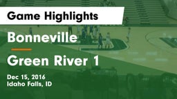 Bonneville  vs Green River 1 Game Highlights - Dec 15, 2016