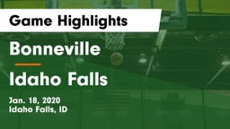 Bonneville  vs Idaho Falls  Game Highlights - Jan. 18, 2020