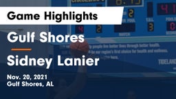 Gulf Shores  vs Sidney Lanier  Game Highlights - Nov. 20, 2021