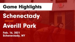 Schenectady  vs Averill Park  Game Highlights - Feb. 16, 2021