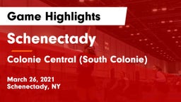 Schenectady  vs Colonie Central  (South Colonie) Game Highlights - March 26, 2021