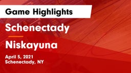 Schenectady  vs Niskayuna  Game Highlights - April 5, 2021