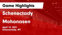 Schenectady  vs Mohonasen  Game Highlights - April 15, 2021