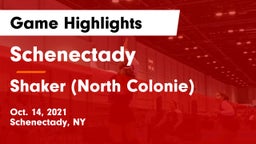 Schenectady  vs Shaker  (North Colonie) Game Highlights - Oct. 14, 2021